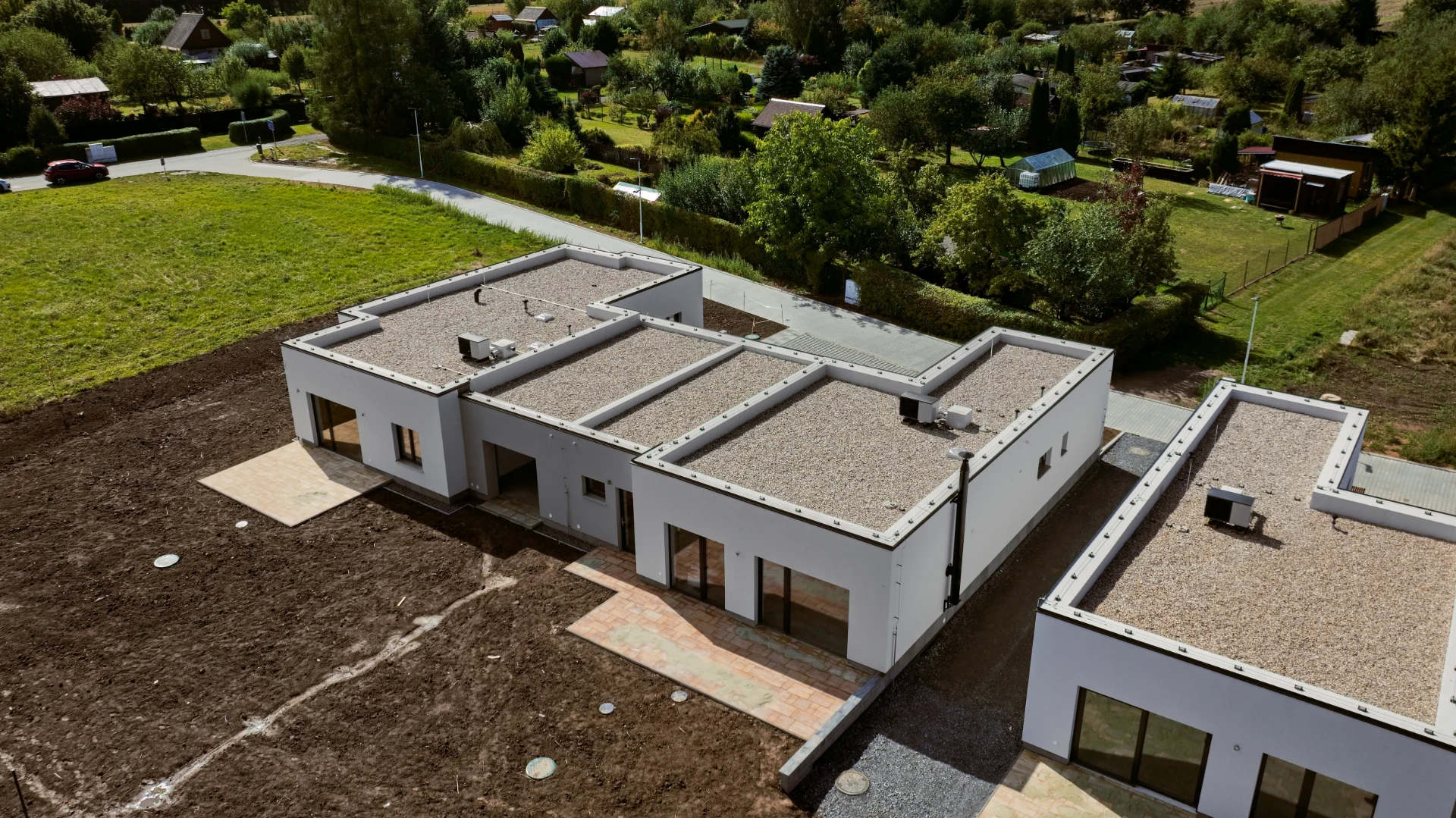 Foto z výstavby 1. etapy