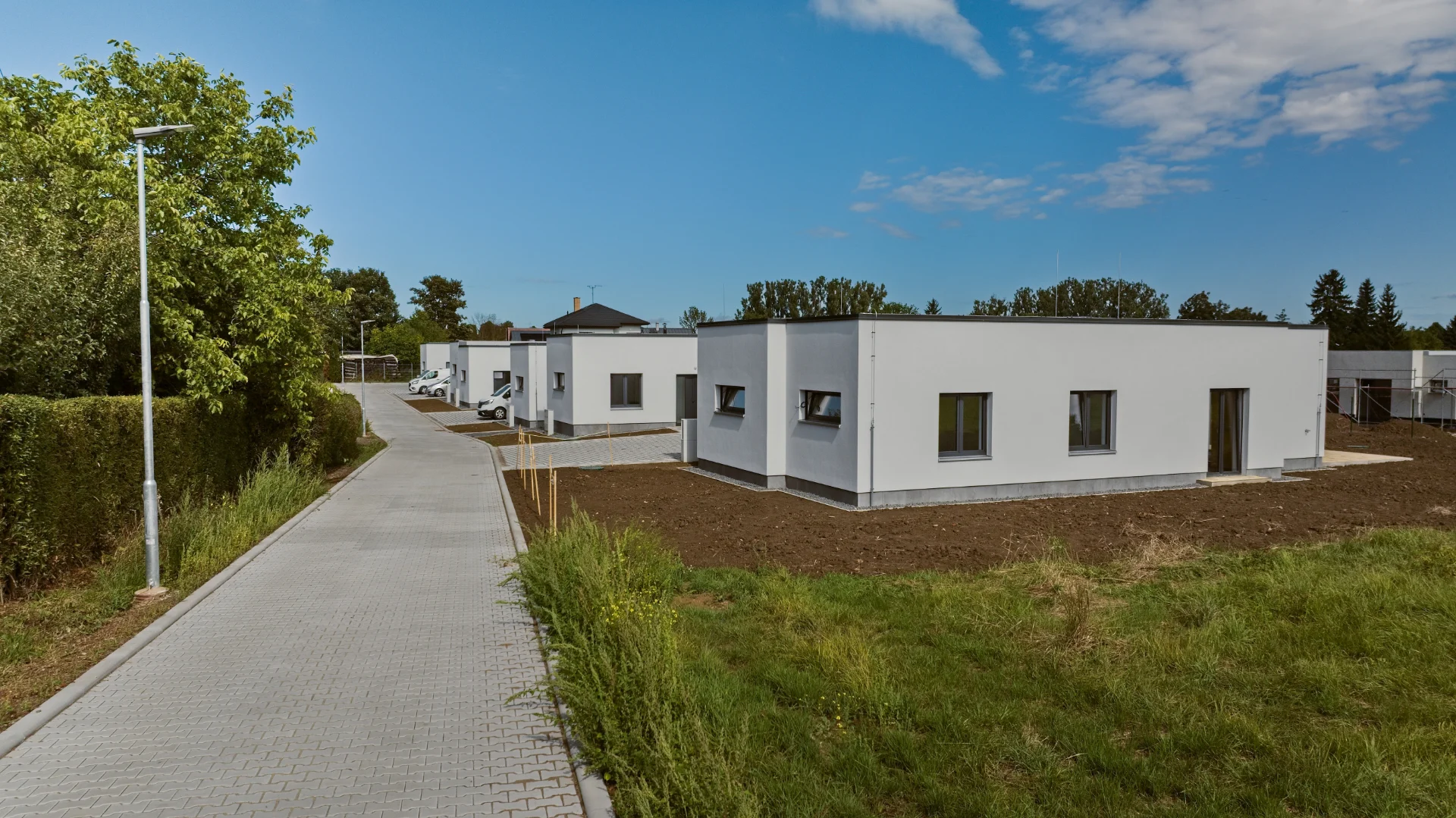 Foto z výstavby 1. etapy