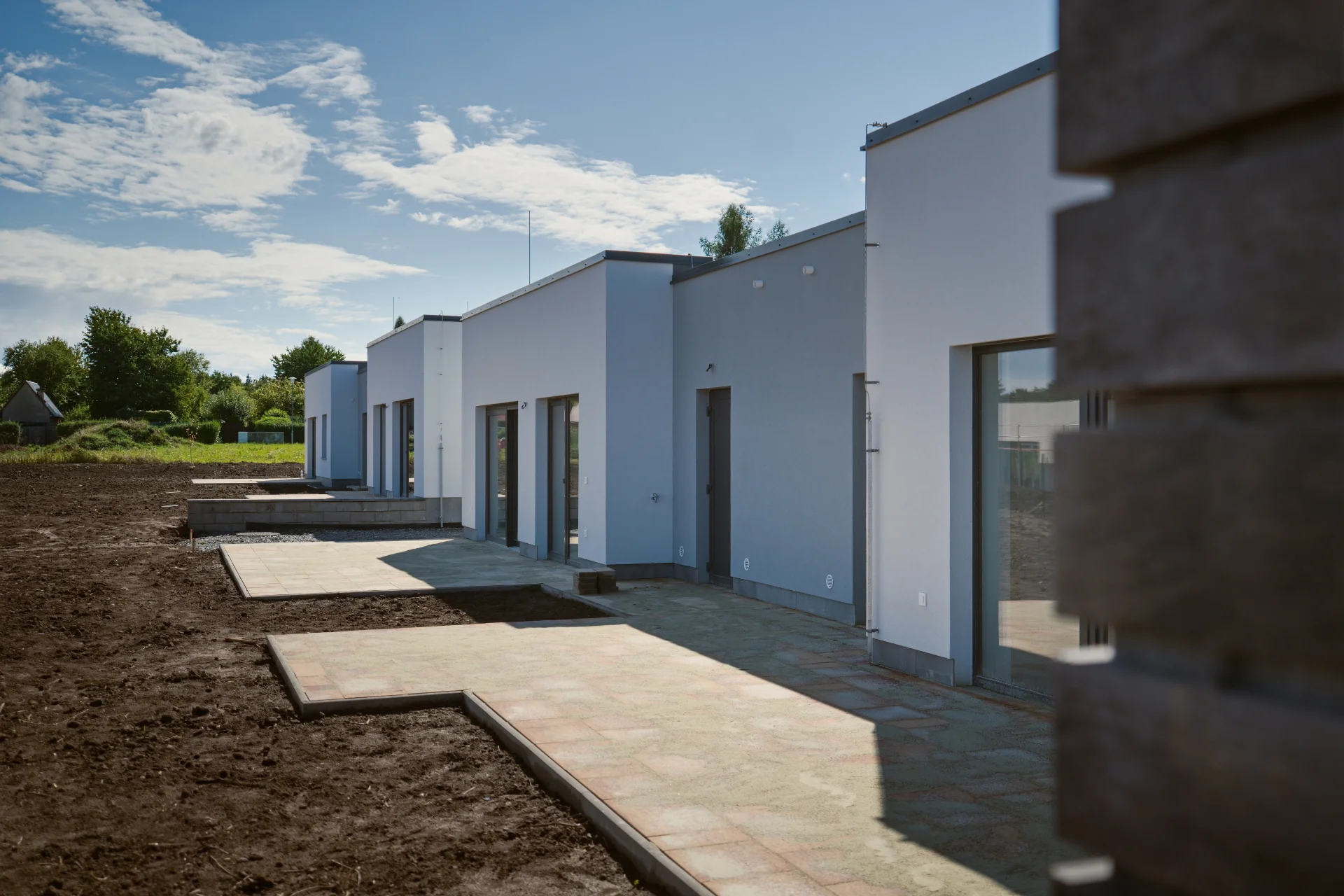 Foto z výstavby 1. etapy