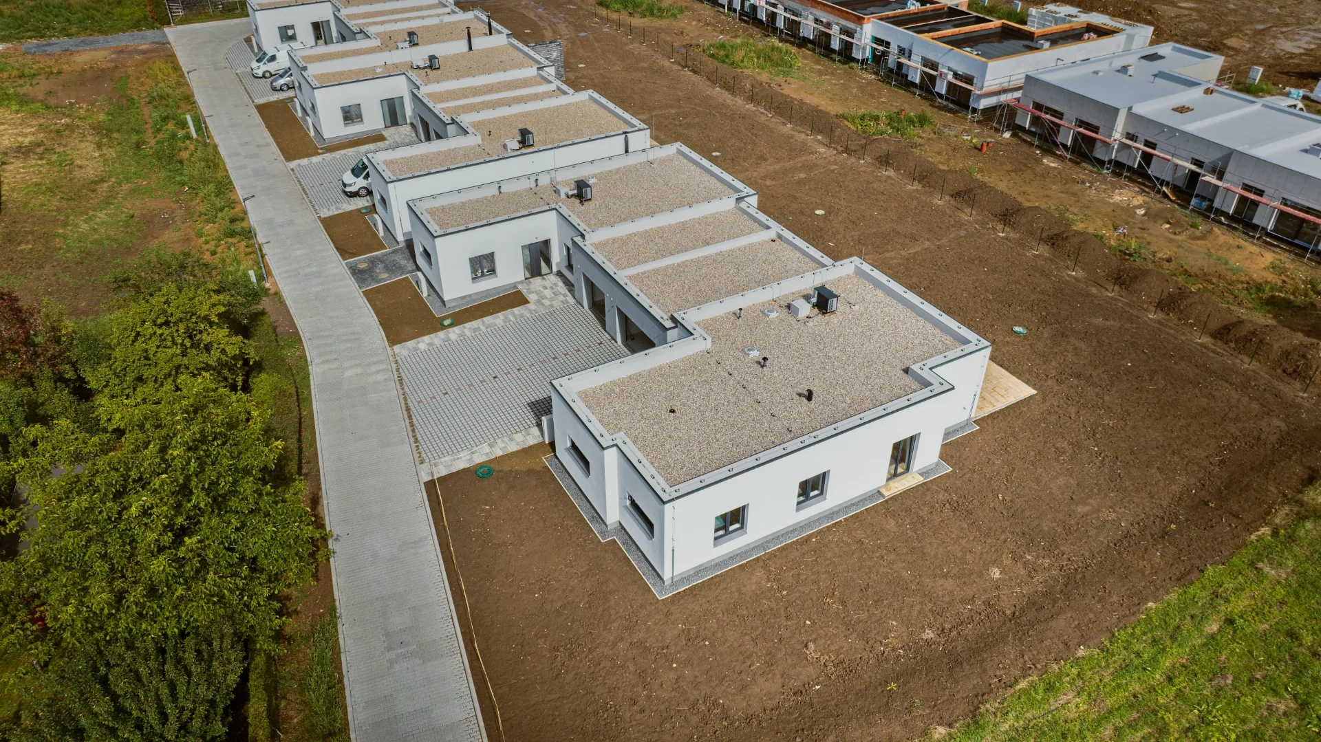 Foto z výstavby 1. etapy